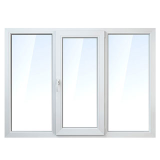 Окно ПВХ 2050 x 1415 двухкамерное - EXPROF Practica Дубна
